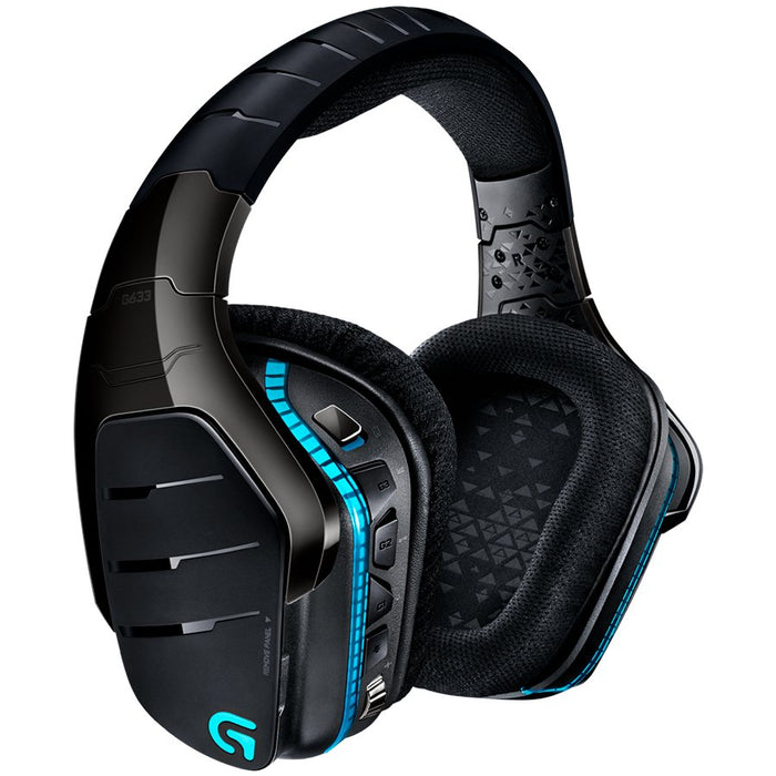 Logitech G635 Lightsync Wired Gaming Headset 7.1 - Black - USB – alternate product view 2
