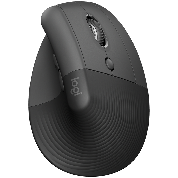 Logitech Lift Bluetooth Vertical Ergonomic Mouse - Graphite Black