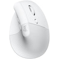 Logitech Lift Bluetooth Vertical Ergonomic Mouse - Off - White PALE Grey
