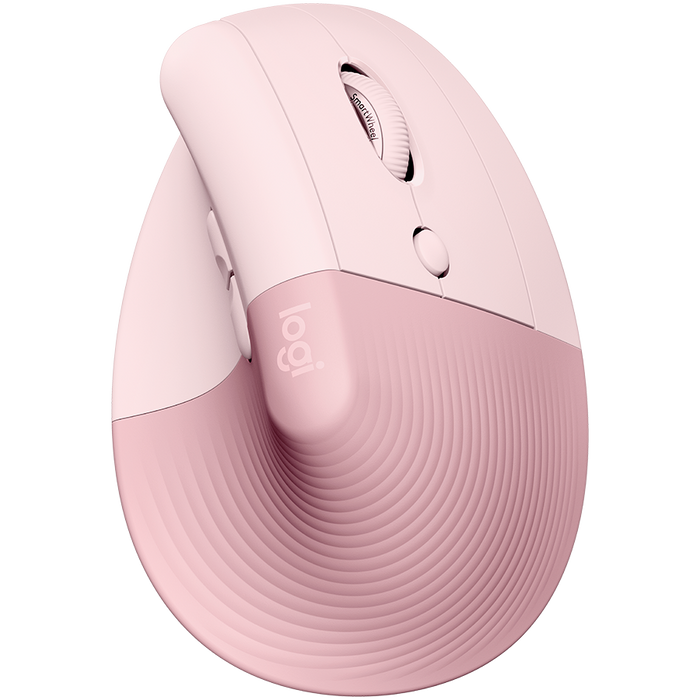 Logitech Lift Bluetooth Vertical Ergonomic Mouse - Rose DARK Rose - product photo