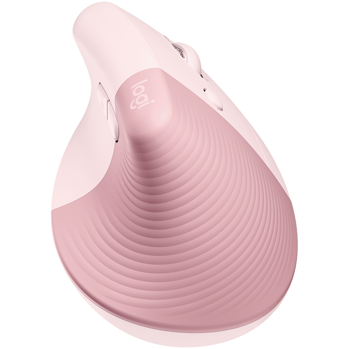 Logitech Lift Bluetooth Vertical Ergonomic Mouse - Rose DARK Rose - image 2