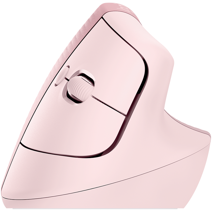 Logitech Lift Bluetooth Vertical Ergonomic Mouse - Rose DARK Rose - image 3