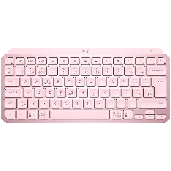 Logitech MX Keys Mini Bluetooth Illuminated Keyboard - Rose - product photo