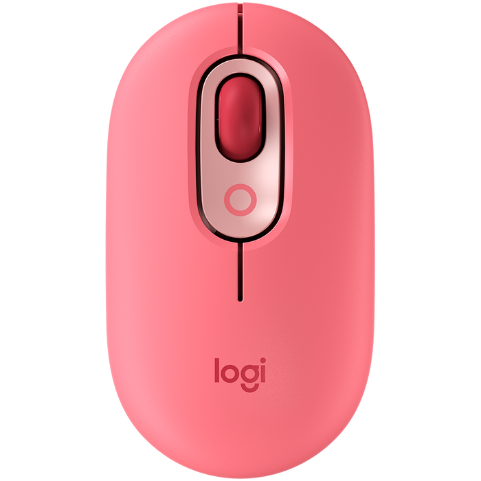 Logitech Pop Bluetooth Mouse - HEARTBREAKER-Rose - product photo