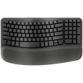 Logitech Wave Bluetooth ergonomic keyboard - Graphite