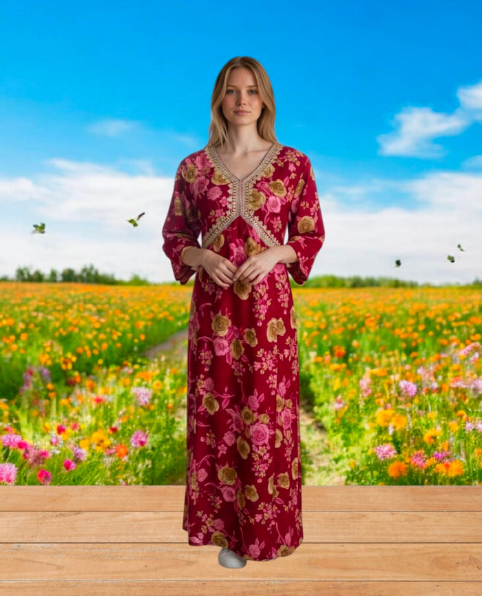 Maverick Red Anarkali Kurti