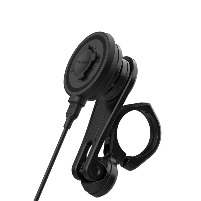 Motorcycle Handlebar Mount + 15W Charging Head w/ Vibration Dampener Kit