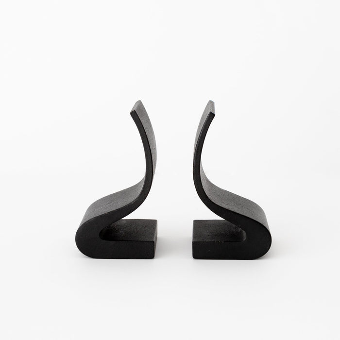 Ogasawara Wave Cast Iron Bookends - tortoise general store