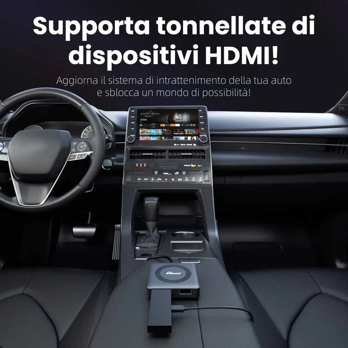 OTTOCAST® Car Tv Mate Max - Wireless CarPlay & Android Auto with HDMI Multimedia