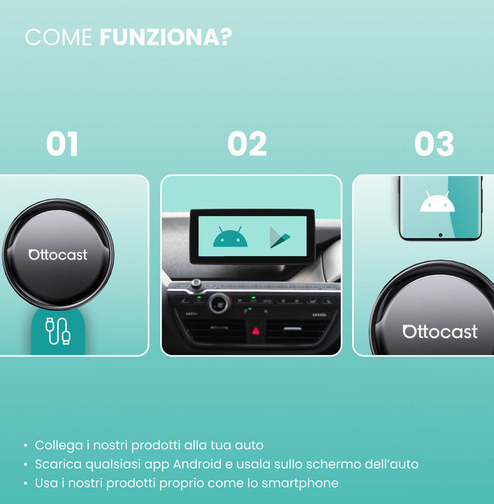Ottocast® OttoAibox P3 Pro CarPlay AI Box