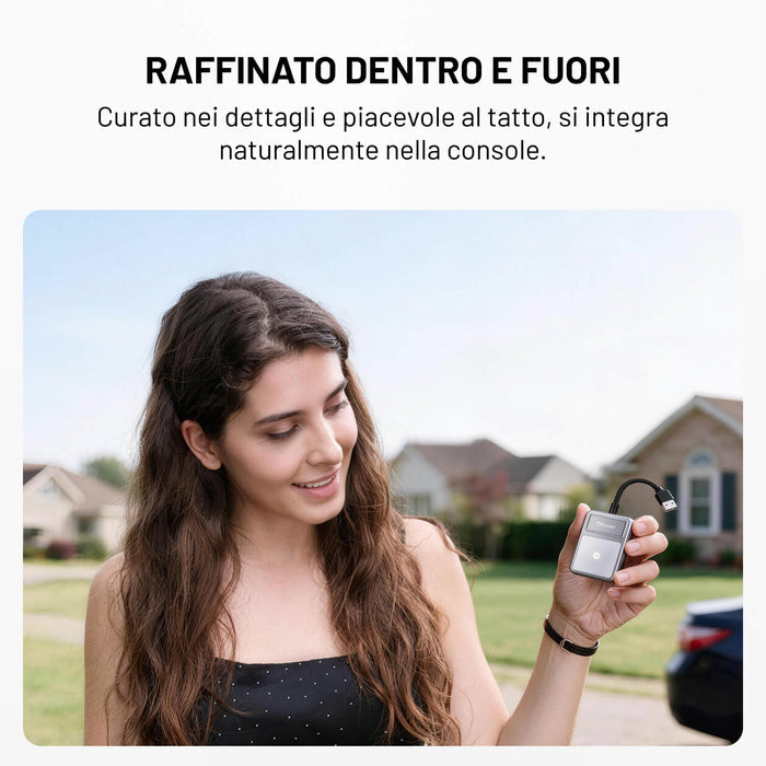 Ottocast® U2Air Edge – Adattatore Wireless per CarPlay e Android Auto