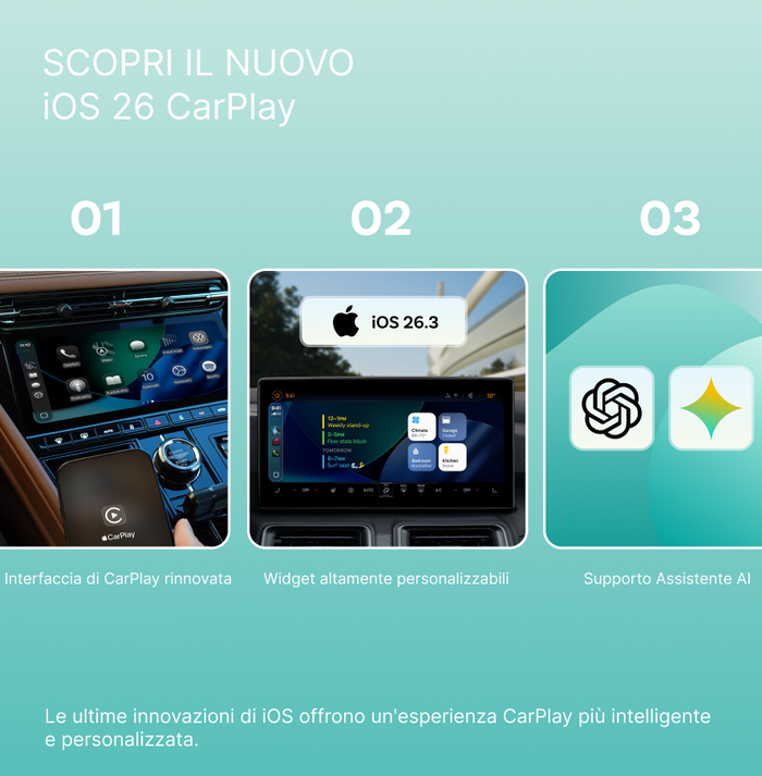 OTTOCAST® U2AIR Pro Adattatore CarPlay Wireless