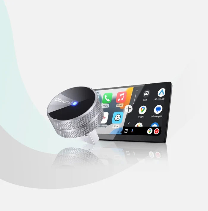 OTTOCAST®Mini Tube – Adattatore Wireless CarPlay e Android Auto