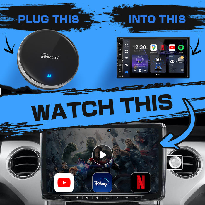 OTTOCAST®OttoAibox P3 Lite CarPlay AI Box