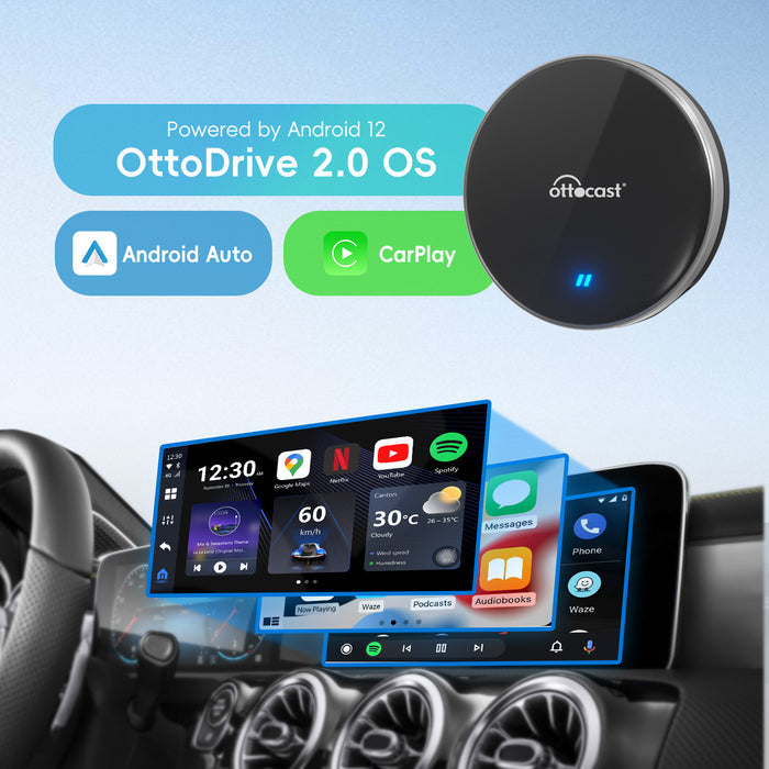 OTTOCAST®OttoAibox P3 Lite CarPlay AI Box