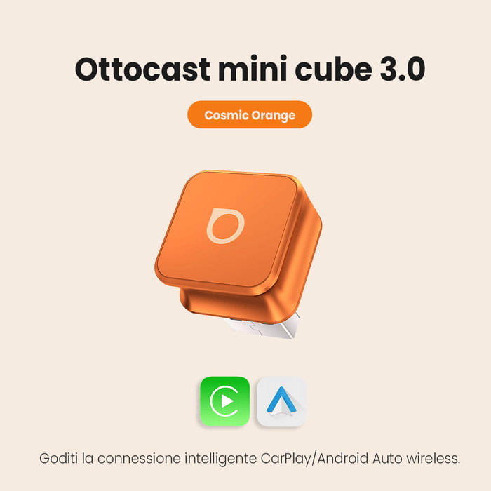 Ottocst® mini cube 3.0 Adapter - Cosmic Orange