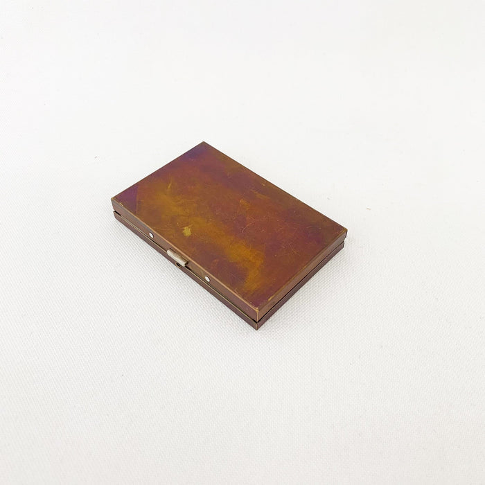 Picus Brass Box Card Case - tortoise general store