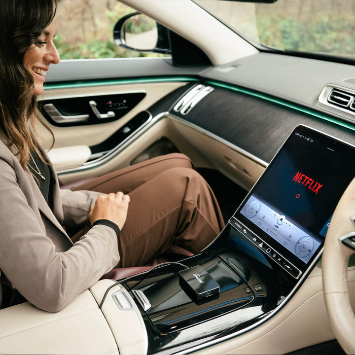 Play2Video Pro | Netflix, YouTube, Prime Video e Adattatore Wireless CarPlay Android Auto