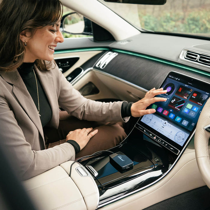 Play2Video Pro | Netflix, YouTube, Prime Video e Adattatore Wireless CarPlay Android Auto