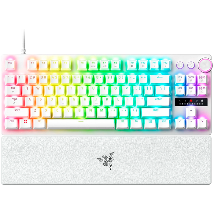 RAZER Huntsman V3 Pro Tenkeyless Gaming Keyboard - White - US Layout