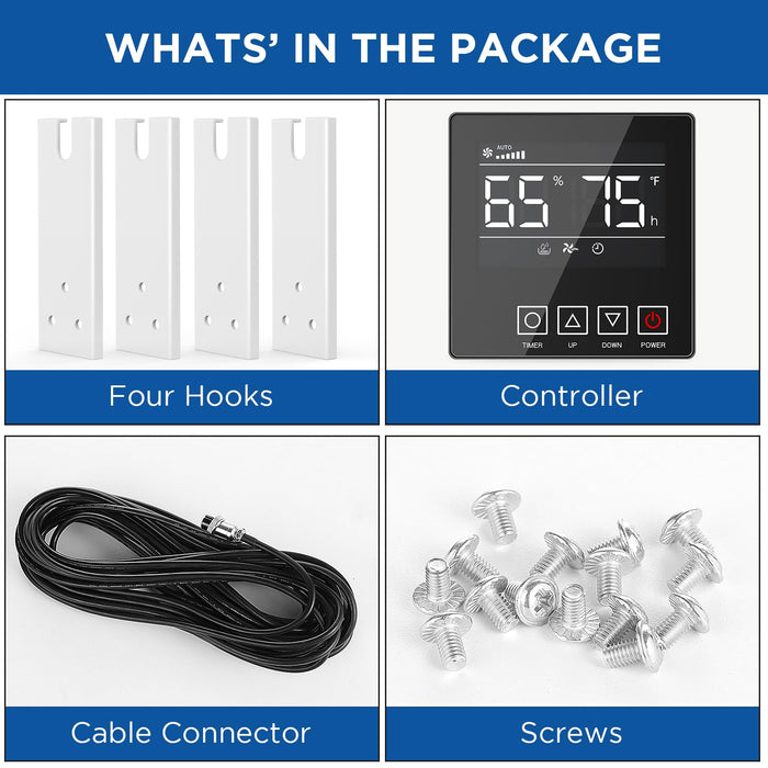 Remote Control for Moiswell Crawlspace Dehumidifiers – M145|MP145|M70|MP70|ME-7|ME-7S|S60|SP60|XP235|MP100