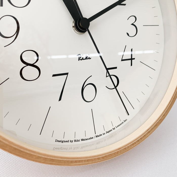Riki Watanabe Numbers Clock - tortoise general store