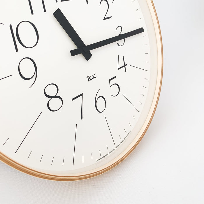 Riki Watanabe Numbers Clock - tortoise general store