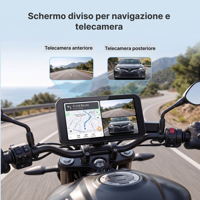 Schermo Intelligente per Moto con Telecamera