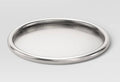 Silver round tray - 16” (L) x 1” (H) x 16” (W) - MINOR COSMETIC FLAWS - PICK UP ONLY