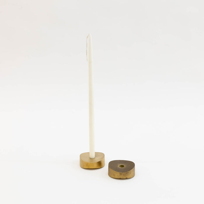 S/N Brass +/- Candle Stand (sold separately) | Tortoise General Store