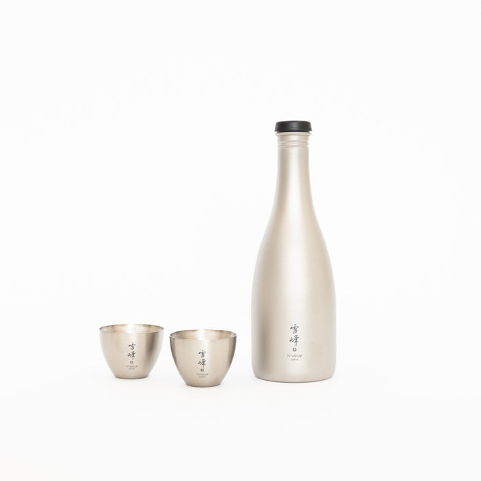 Snow Peak Titanium Sake Bottle | Tortoise General Store