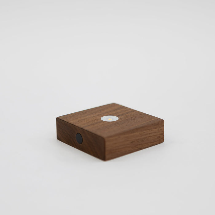 Sola Cube Walnut Light Base | Tortoise General Store