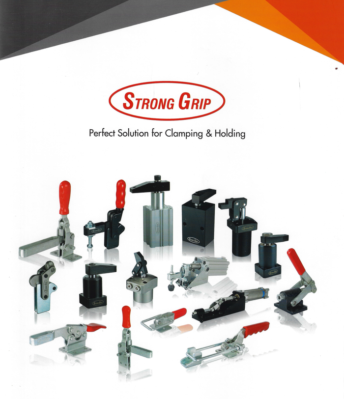 Strong Grip HSA-3525-STB Straight-Line Toggle Clamp | 880 lb M8 Threaded Rod