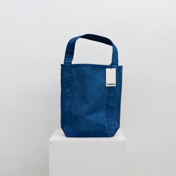 Tembea Baguette Tote Medium Indigo | Tortoise General Store