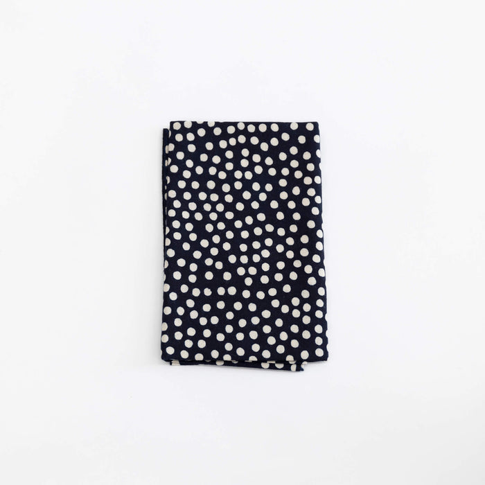 Tenugui - Arare - White Dots on Black | Tortoise General Store