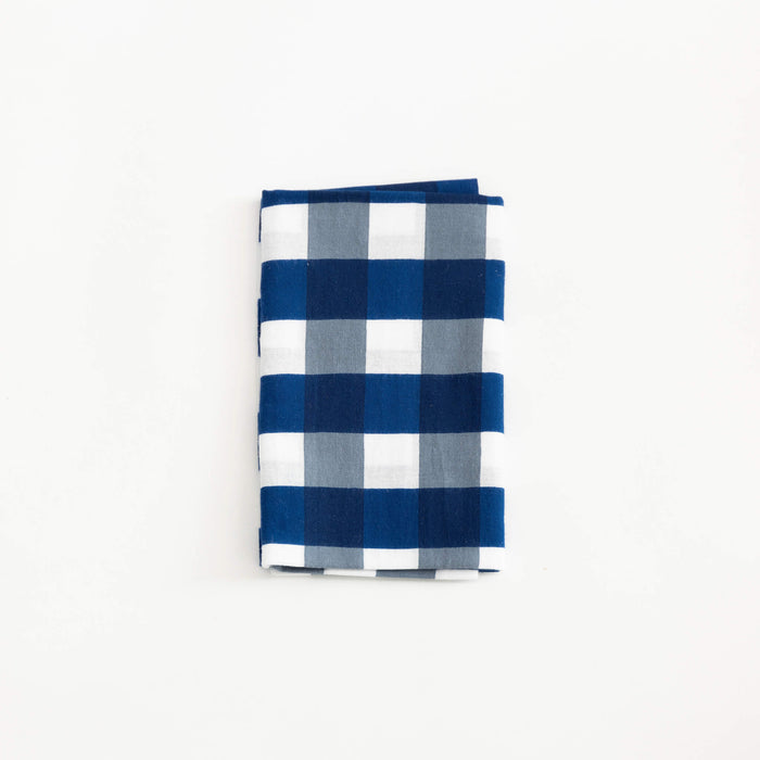 Tenugui - Checkers White and Blue | Tortoise General Store
