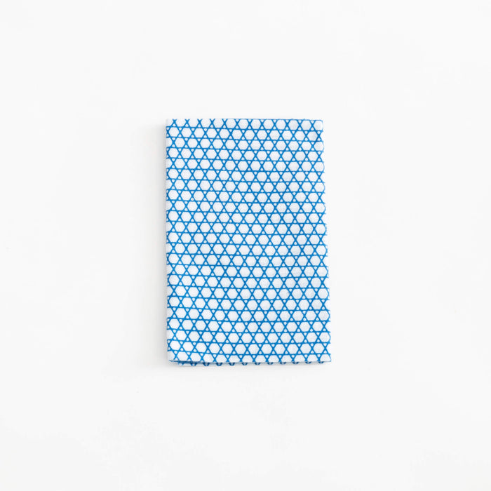 Tenugui - Kagome Blue Six-Pointed Star | Tortoise General Store