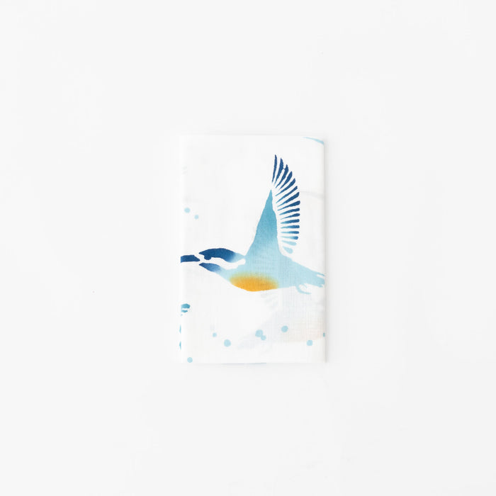 Tenugui - Kingfisher Bird | Tortoise General Store