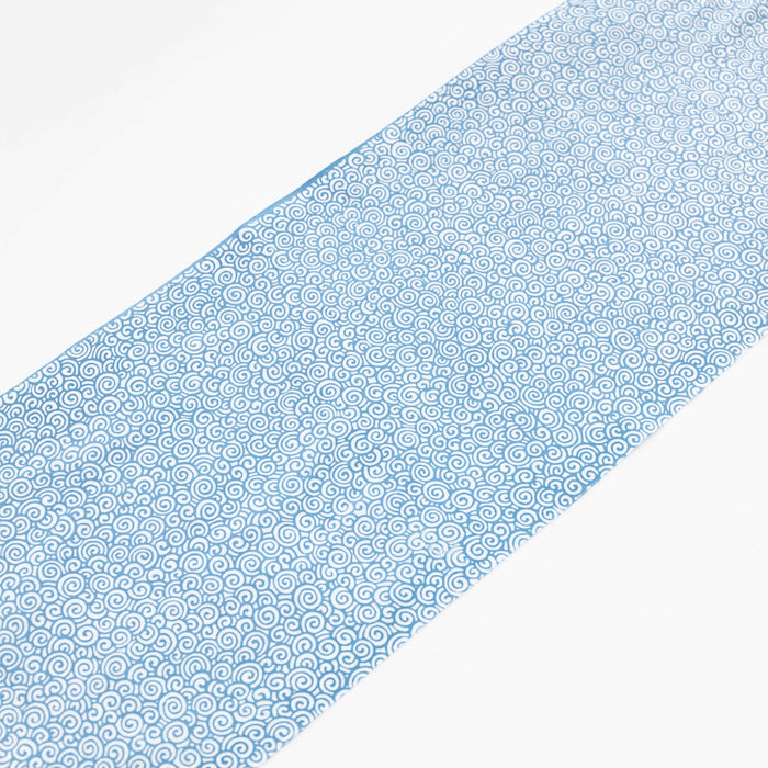 Tenugui - Light Blue Swirls | Tortoise General Store