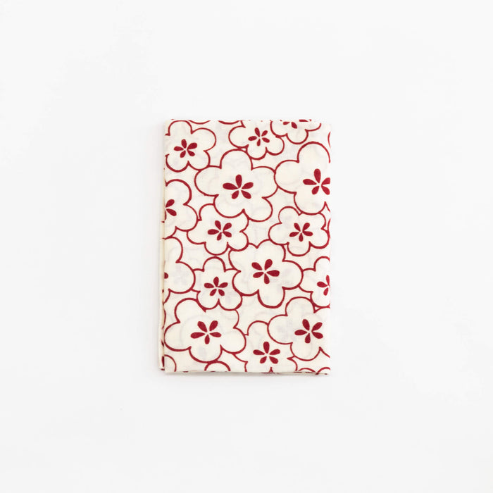 Tenugui - Red Plum Blossom | Tortoise General Store