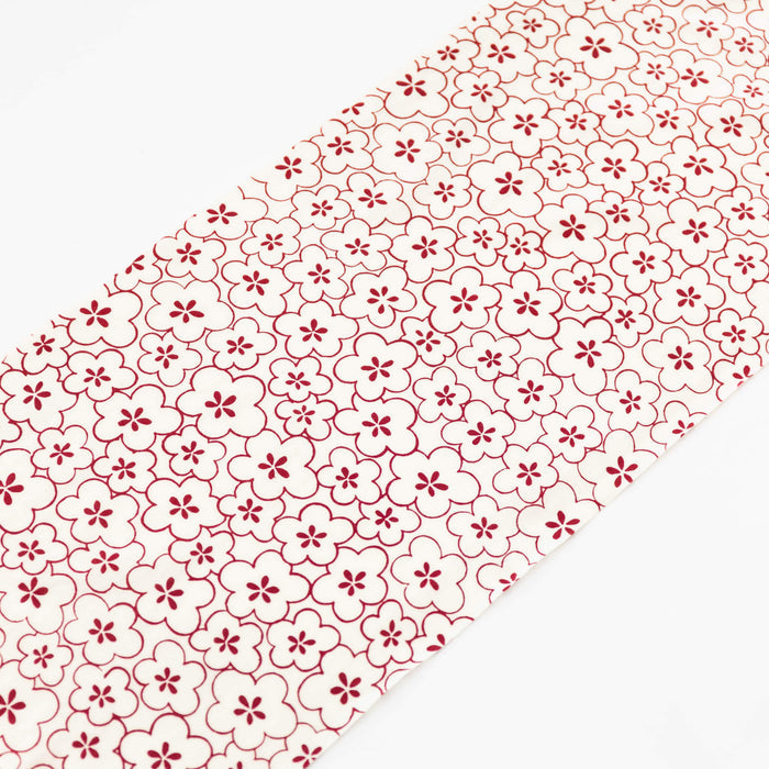 Tenugui - Red Plum Blossom | Tortoise General Store