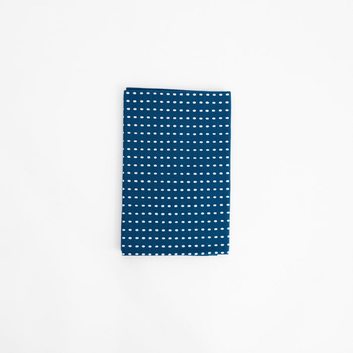 Tenugui - White Dash on Blue | Tortoise General Store