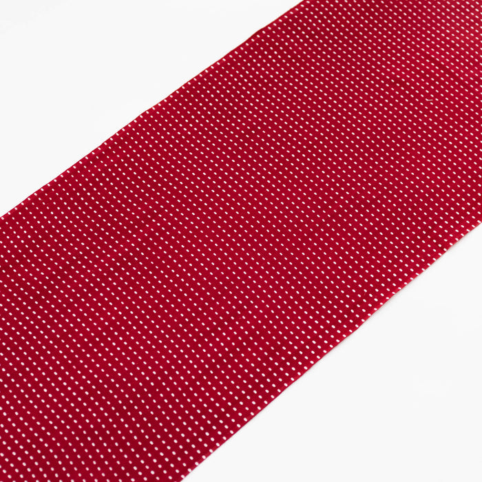 Tenugui - White Dash on Red | Tortoise General Store