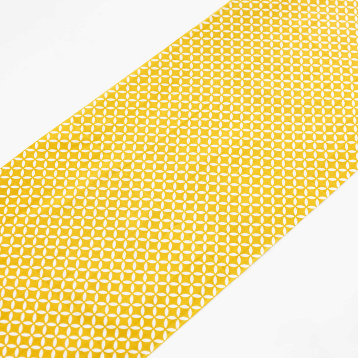 Tenugui - Yellow Diamond on White | Tortoise General Store