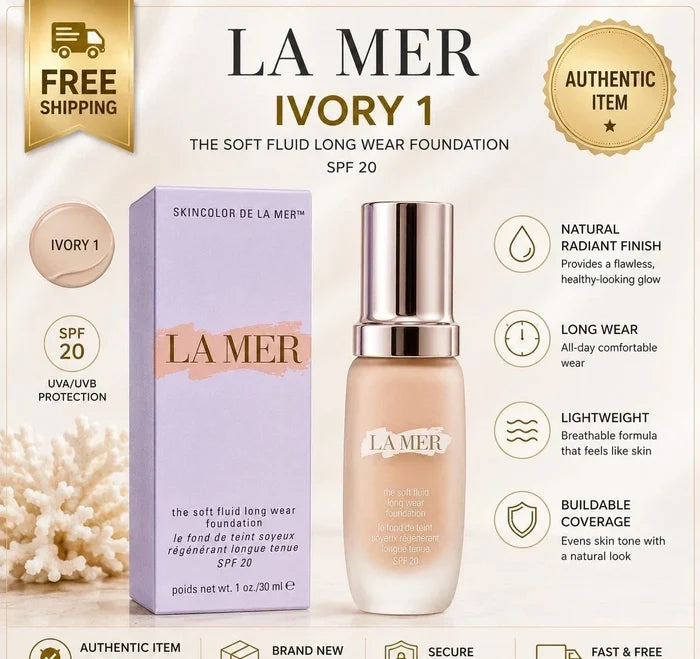 La Mer The Soft Fluid Long Wear Foundation 1oz SPF 20 SEALED