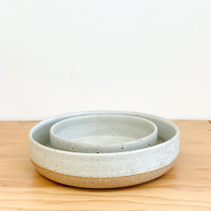 Organic terra deep plate made in LA by Tomoko Morisaki