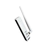 NIC TP-Link TL-WN722N, USB 2.0 Adapter, 2,4GHz High Gain Wireless N 150Mbps, Detachable Omni Directional Antenna 1 x 4dBi (RP-SMA) - product photo