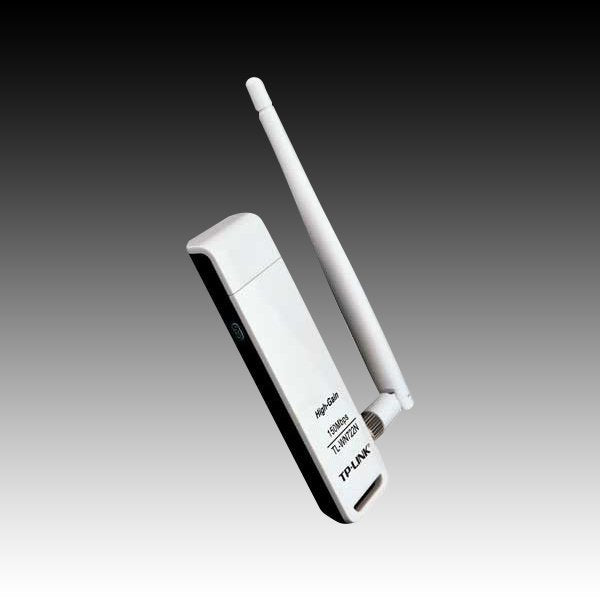 NIC TP-Link TL-WN722N, USB 2.0 Adapter, 2,4GHz High Gain Wireless N 150Mbps, Detachable Omni Directional Antenna 1 x 4dBi (RP-SMA) - image 4