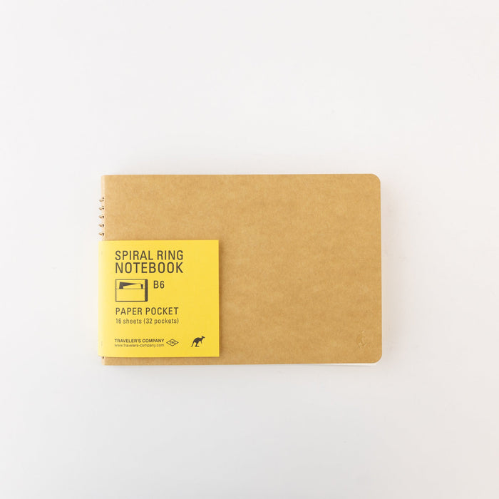 Traveler's Company Spiral B6 Paper Pocket | Tortoise General Store
