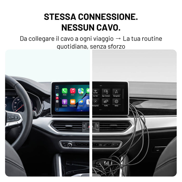 U2Air Edge – Adattatore Wireless per CarPlay e Android Auto